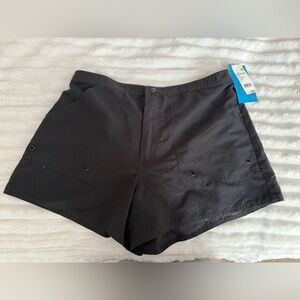 Black Cargo Shorts with Classic Design